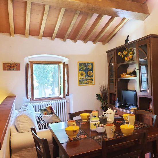 Appartamento Girasole Podere Piana soggiorno